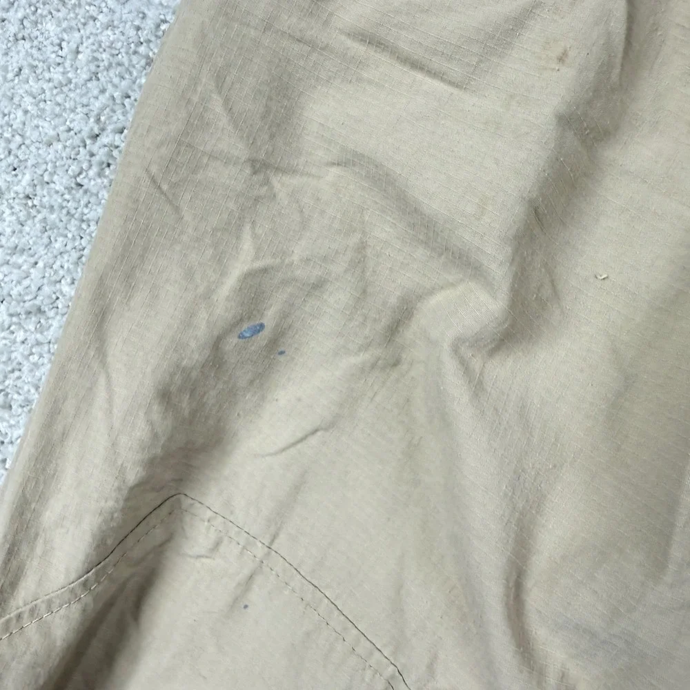 The North Face Hiking Pants Men 34 Tan Ripstop Cargo Outdoor Trekking
